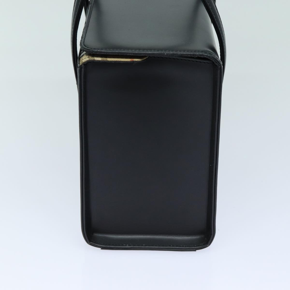 Burberry Luxury ss Hand Bag Auth Bs16011 Leather Black Travel Bag