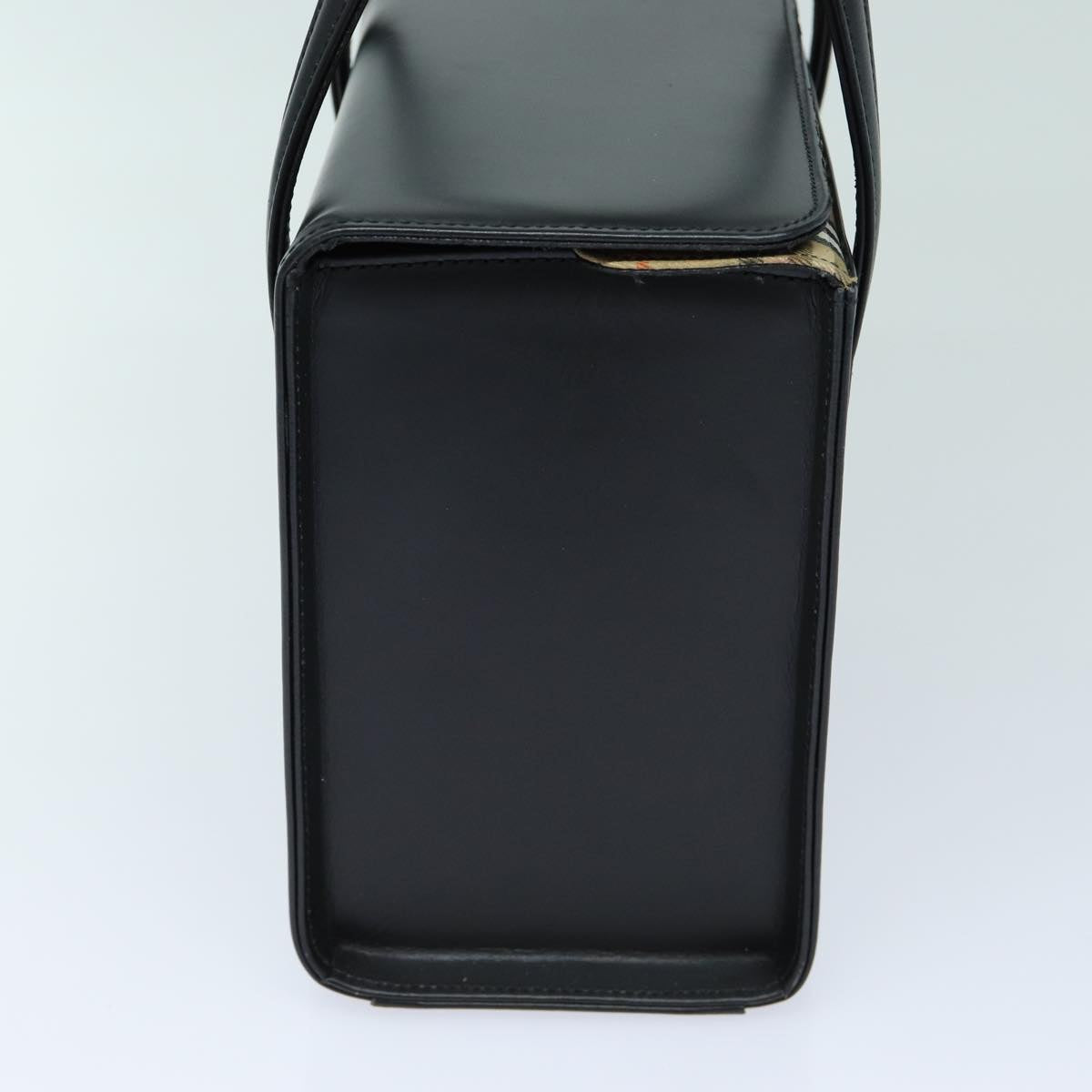 Burberry Luxury ss Hand Bag Auth Bs16011 Leather Black Travel Bag