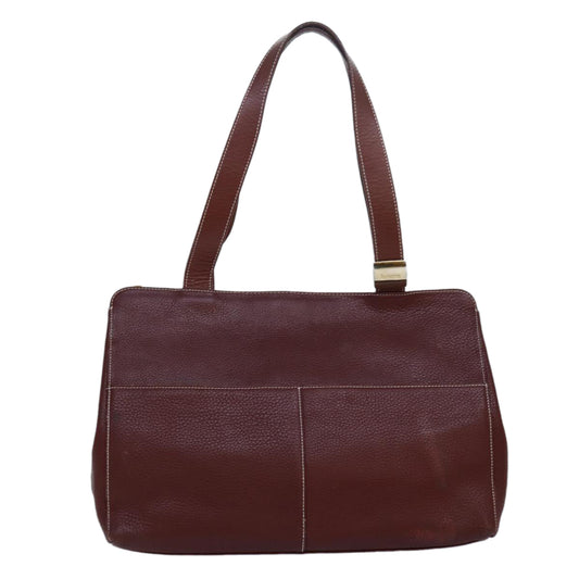 Burberry Luxury ss Tote Bag Auth Bs16014 Leather Brown