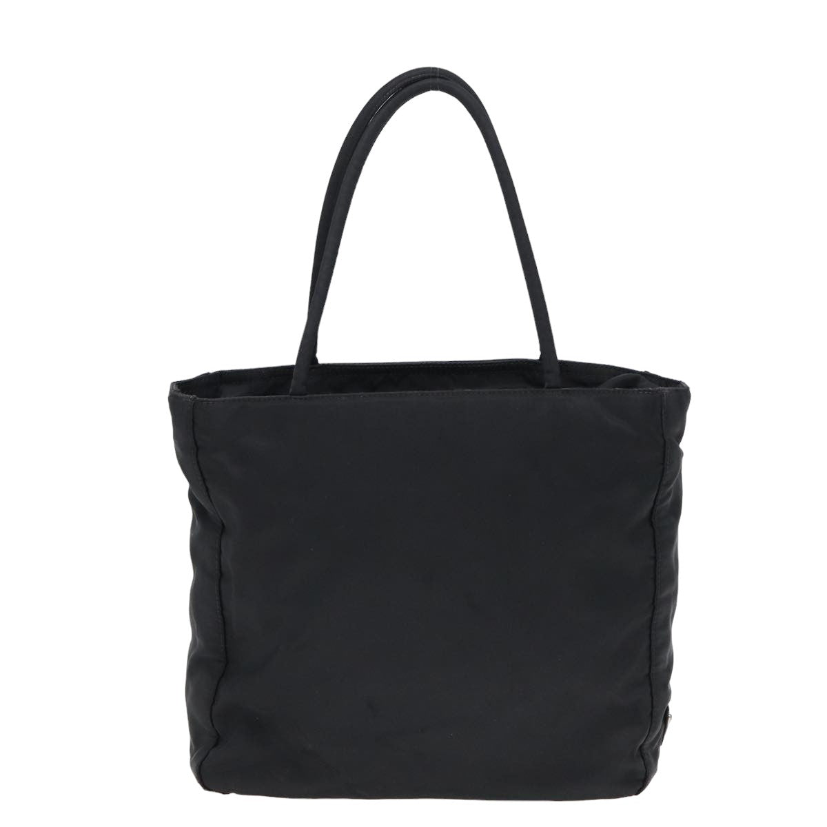 Prada Hand Bag Auth Nylon Black Travel Bag Black Auth Bs16065