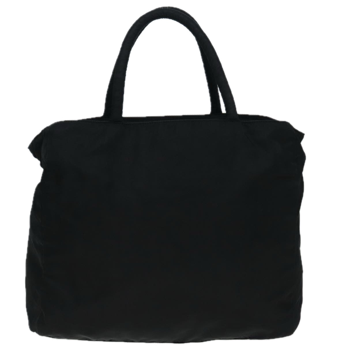 Prada Hand Bag Auth Nylon Black Travel Bag Black Auth Bs16170