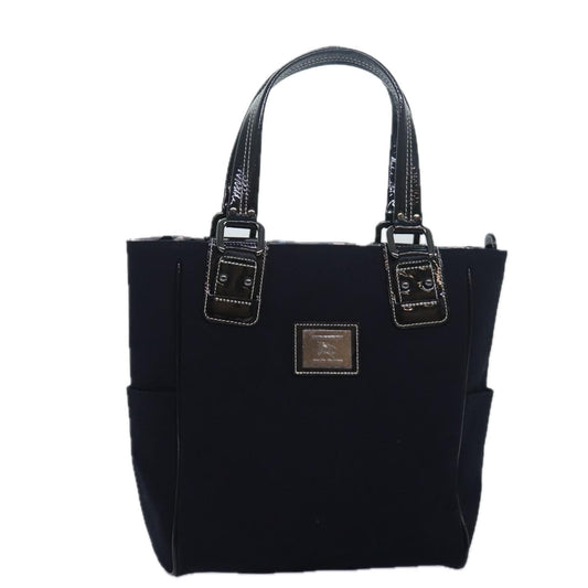 Burberry Luxury Tote Bag Auth Bs16214 Canvas Black