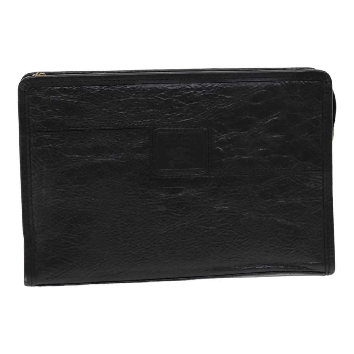 Burberry Luxury ss Clutch Bag Auth Bs16273 Leather Black