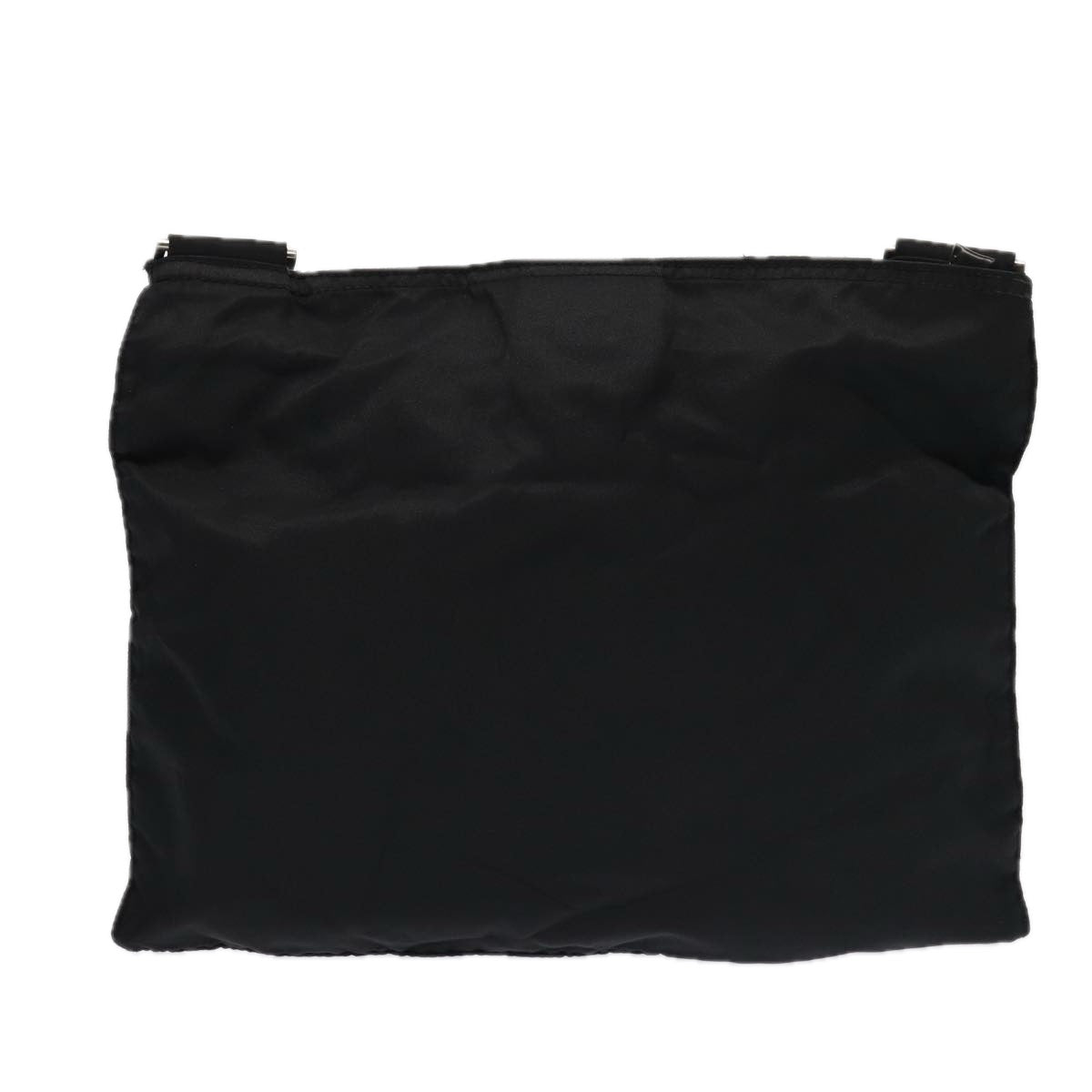Prada Shoulder Bag Auth Nylon Black Black Auth Bs16307