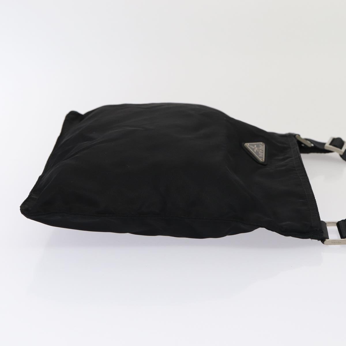 Prada Shoulder Bag Auth Nylon Black Black Auth Bs16307