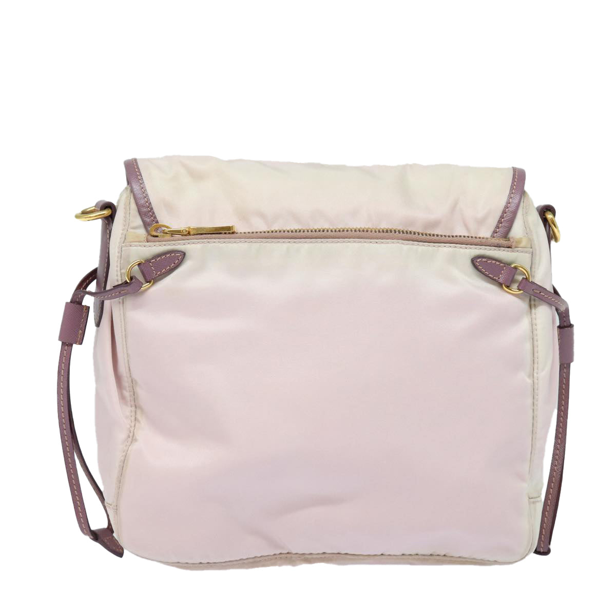 Prada Shoulder Bag Auth Nylon Pink Pink Auth Bs16348