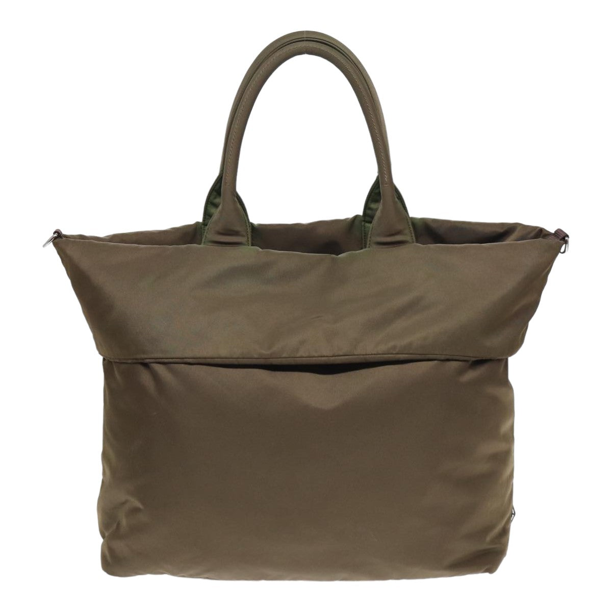 Prada Tote Bag Khaki Auth Nylon Khaki Auth Bs16354