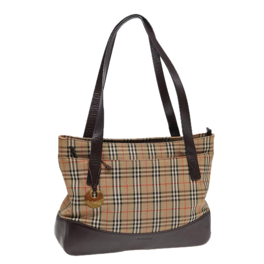 Burberry Luxury ss Nova Check Shoulder Bag Auth Bs16418 Canvas Beige