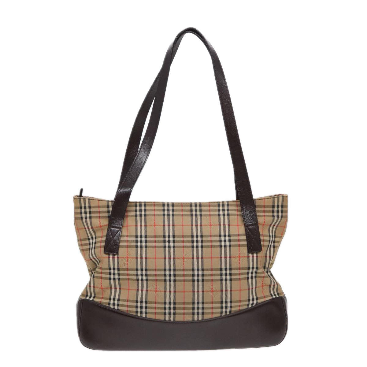 Burberry Luxury ss Nova Check Shoulder Bag Auth Bs16418 Canvas Beige