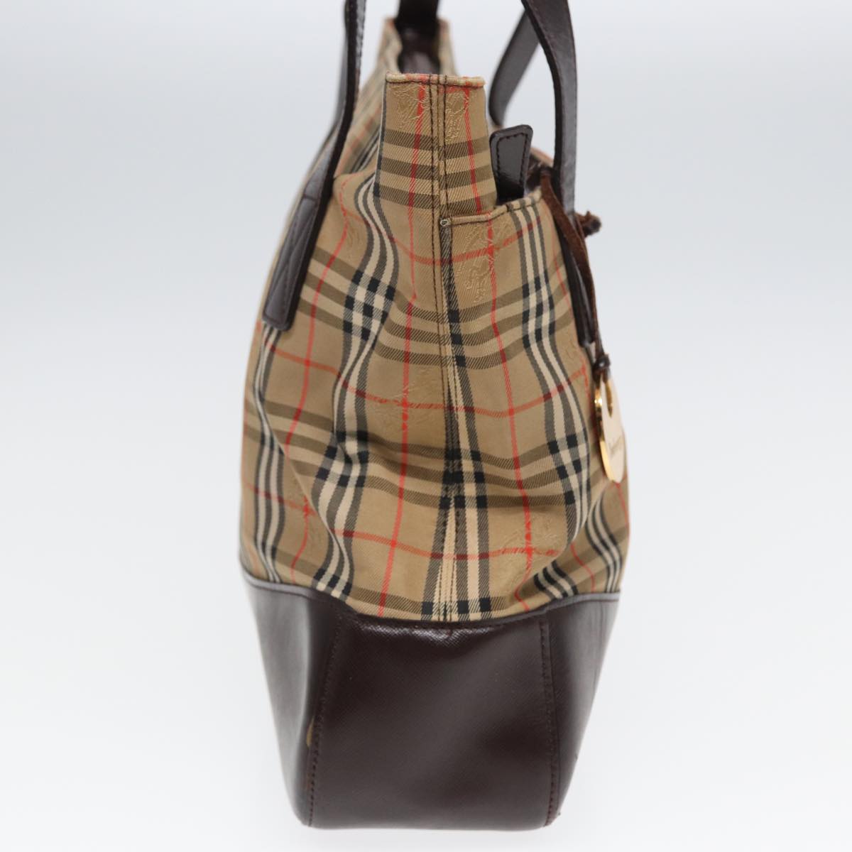 Burberry Luxury ss Nova Check Shoulder Bag Auth Bs16418 Canvas Beige