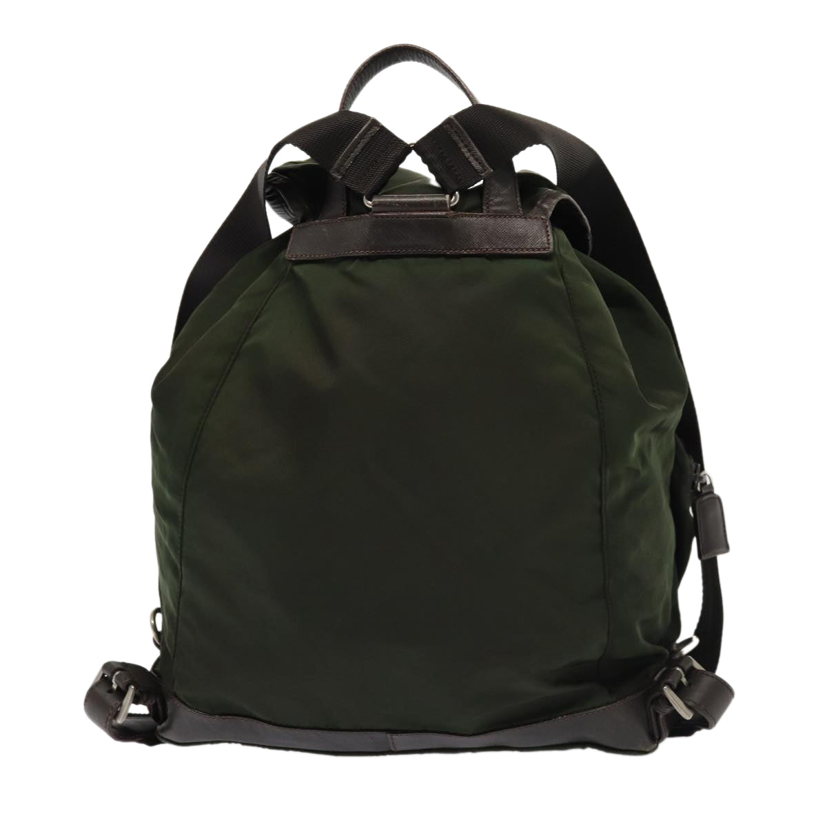 Prada Backpack Khaki Auth Nylon Khaki Auth Bs16433