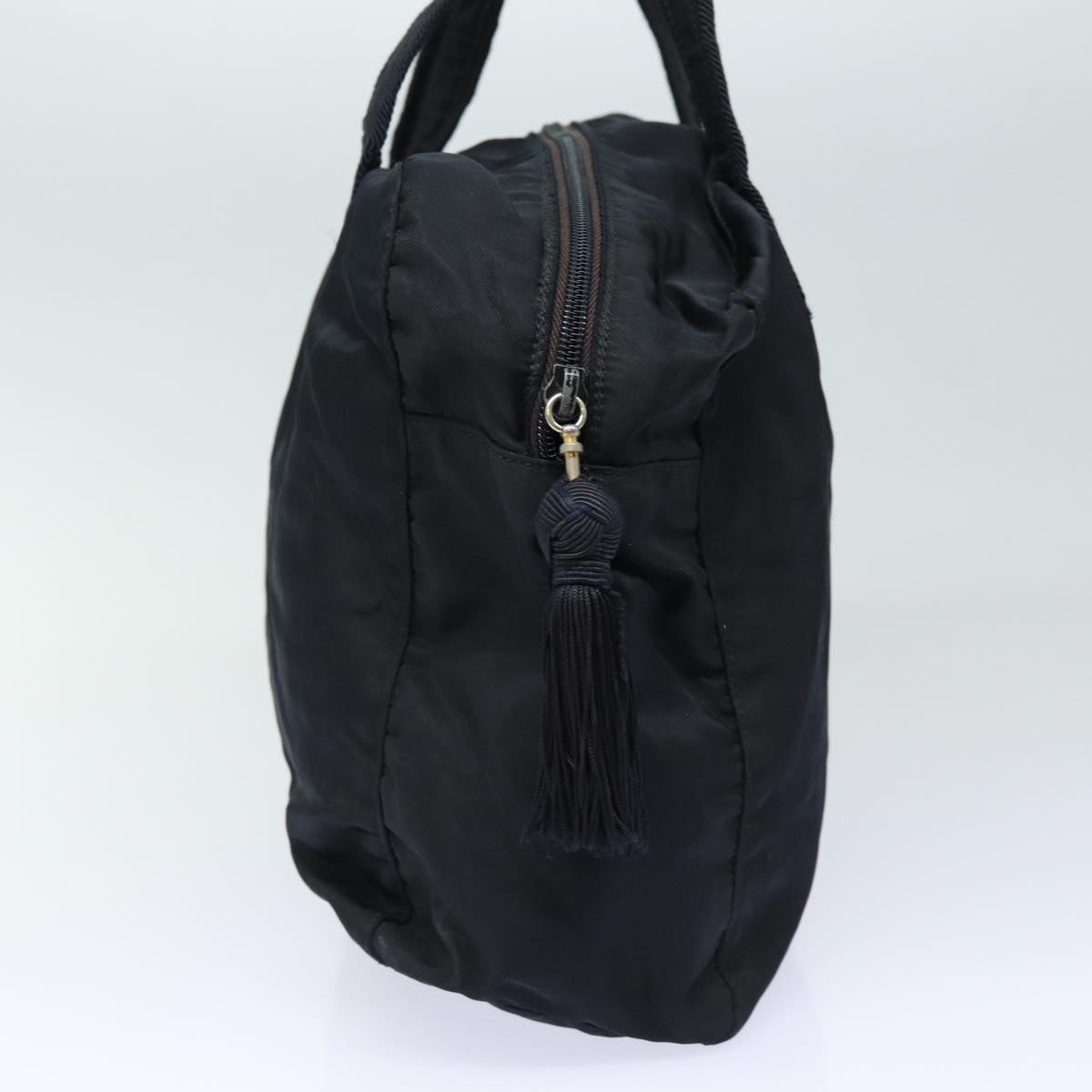 Prada Hand Bag Auth Nylon Navy Travel Bag Navy Auth Bs16441