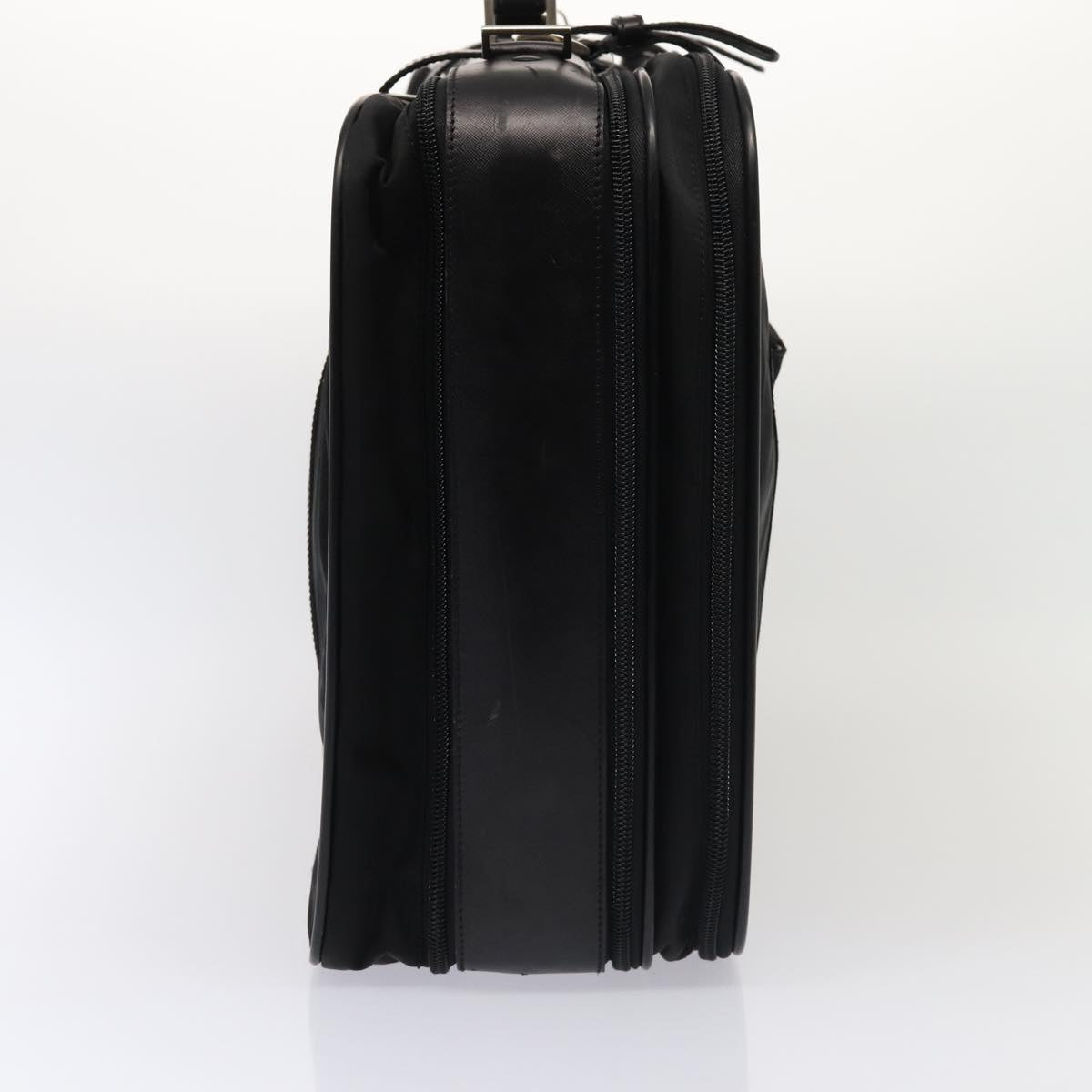 Prada Boston Bag 2Way Auth Nylon Black Travel Bag