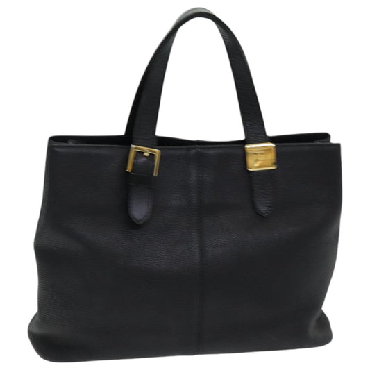 Burberry Luxury ss Hand Bag Auth Bs16614 Leather Black Travel Bag