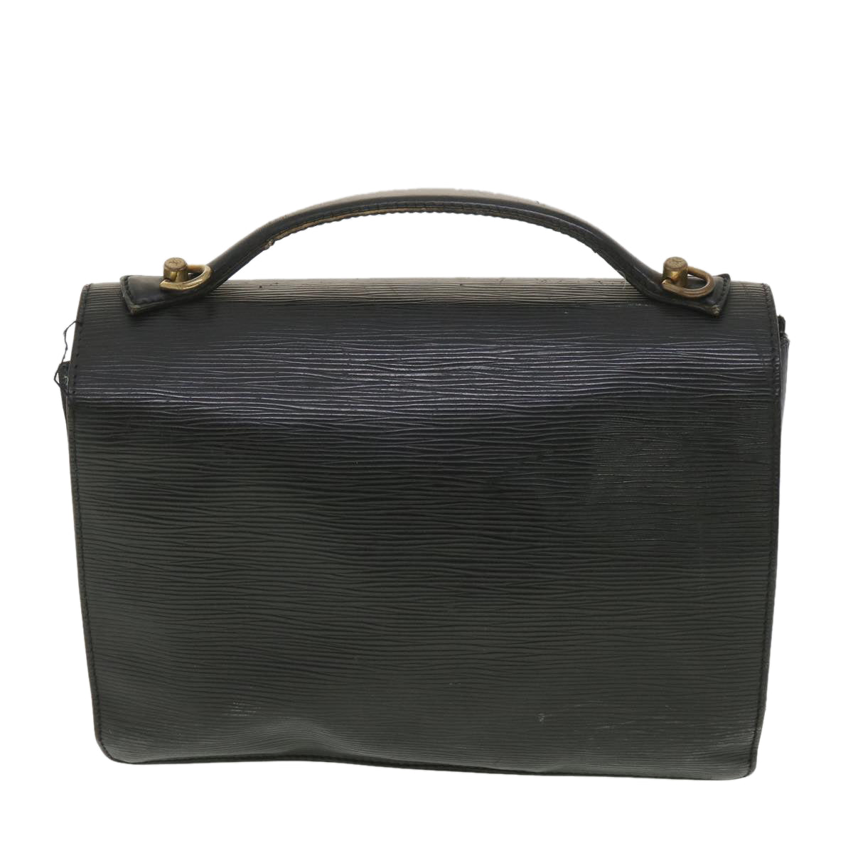LOUIS VUITTON Epi Monceau Hand Bag 2way Black M52122 LV bs4252