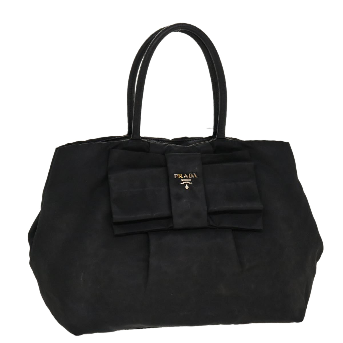 Prada Hand Bag Nylon Black Travel Bag Nylon Black Bs4509