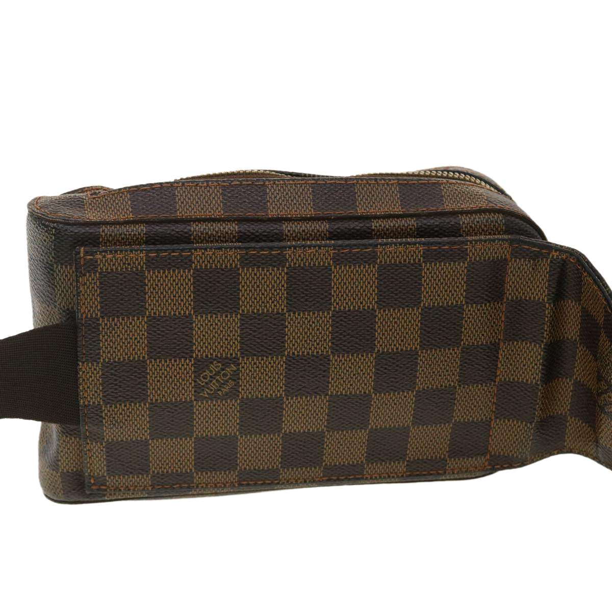 LOUIS VUITTON Damier Ebene Geronimos Shoulder Bag N51994 LV bs4848