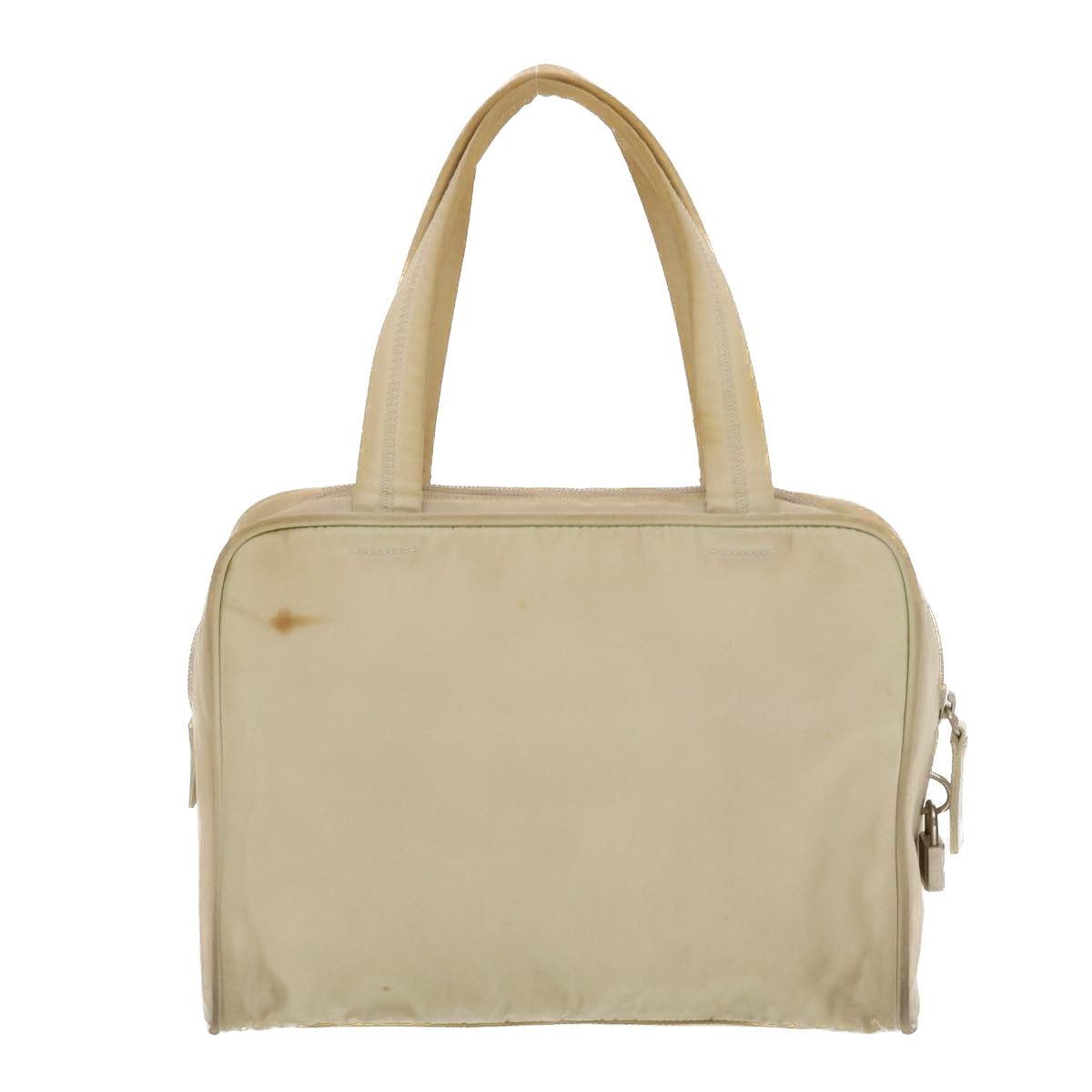 Prada Hand Bag Nylon Beige Travel Bag Nylon Beige Bs5267
