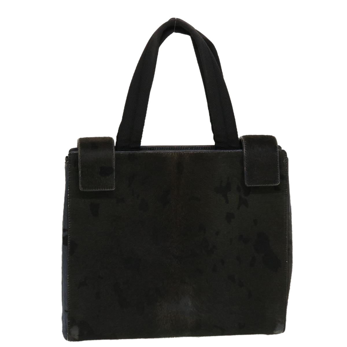 Prada Hand Bag Harako Leather Black Travel Bag