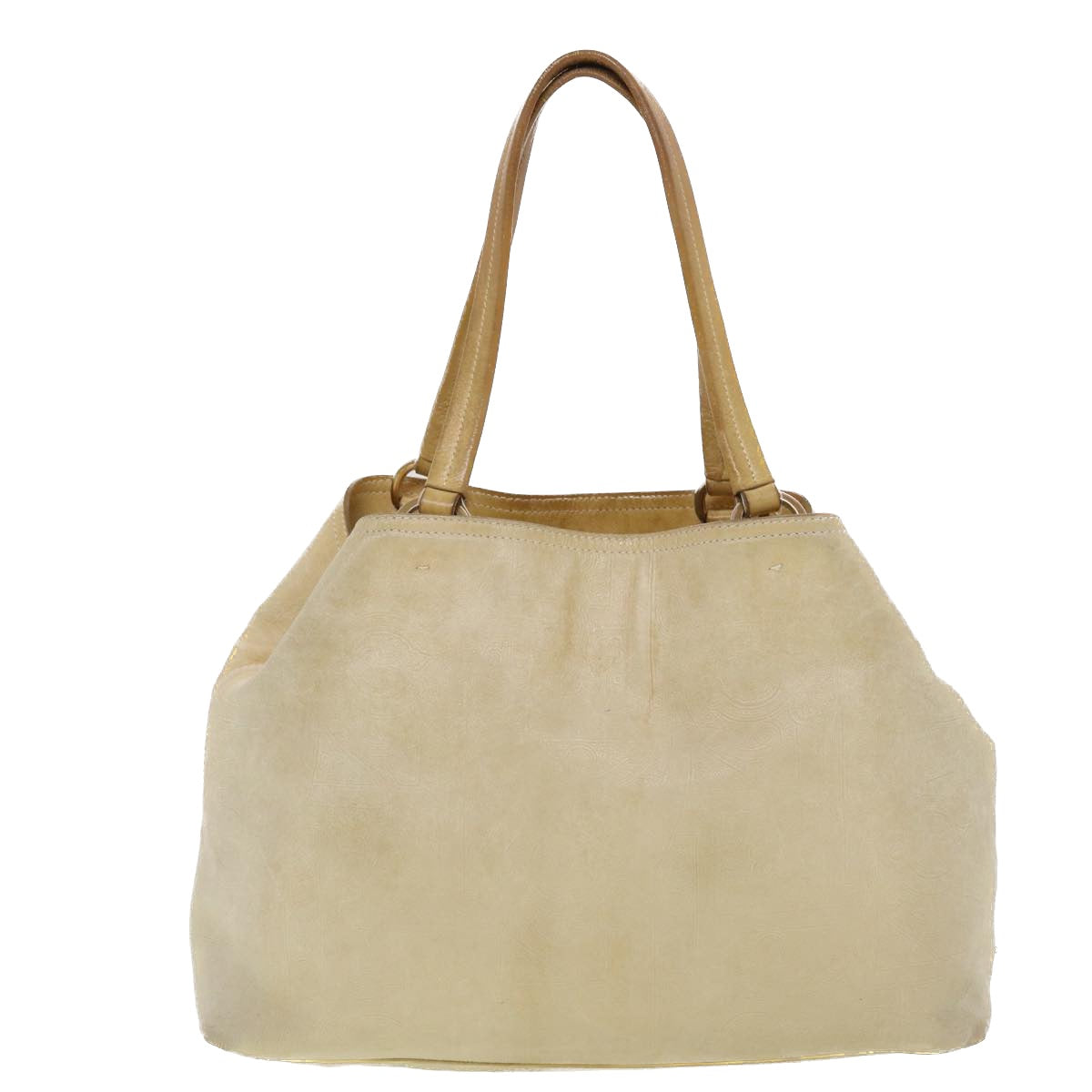 Prada Shoulder Bag Leather Beige Leather Beige Bs5334