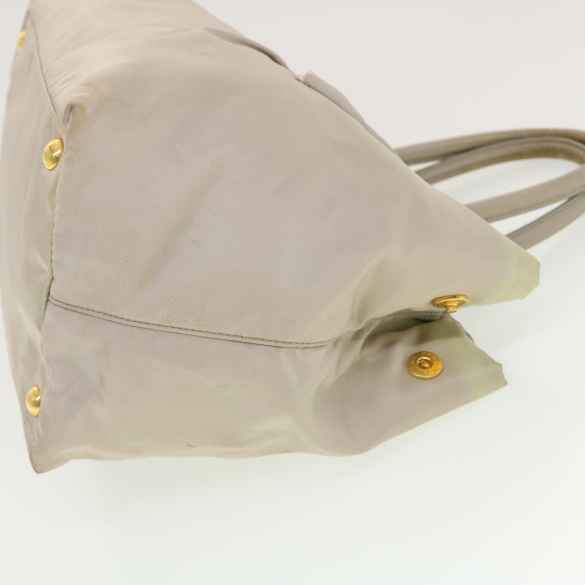 Prada Hand Bag Nylon Beige Travel Bag Nylon Beige Bs5442