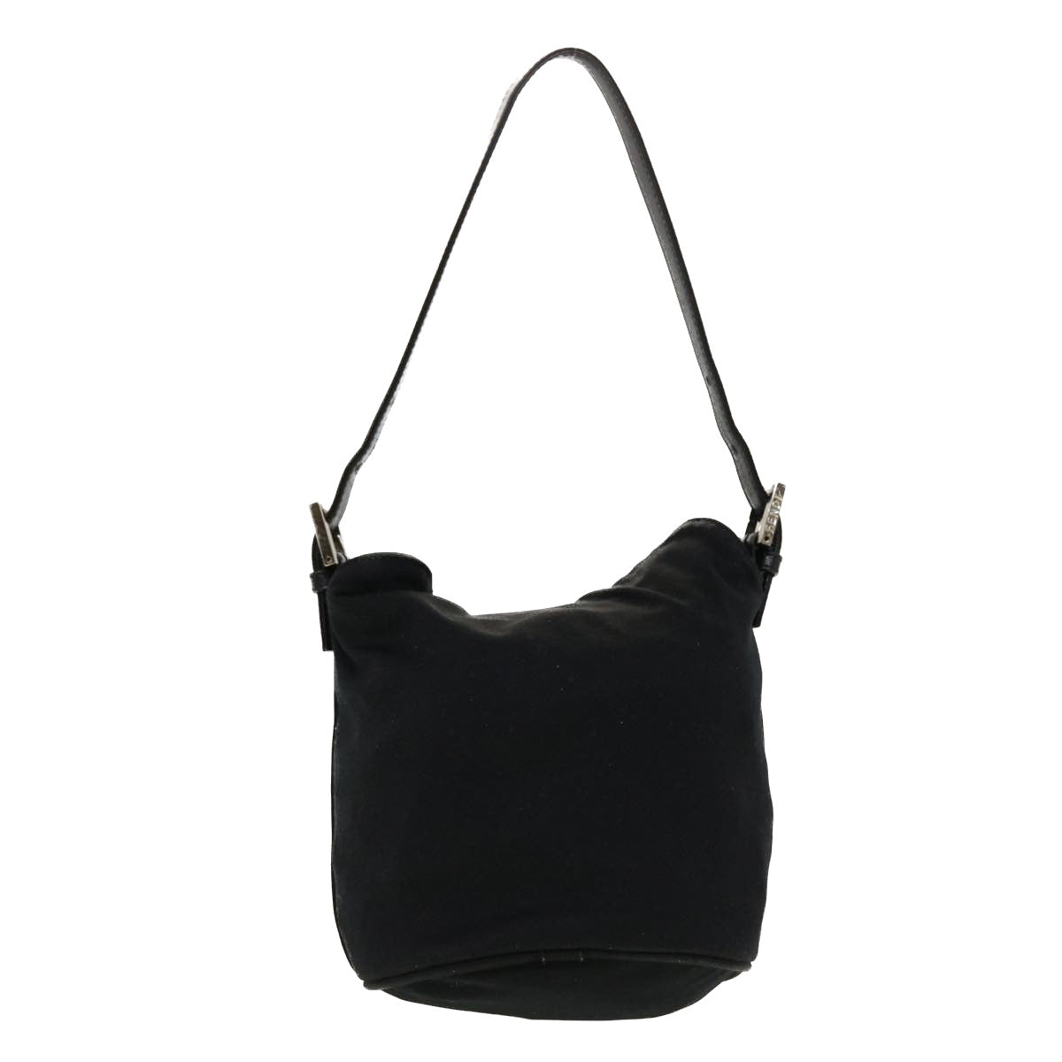 Prada Mamma Baguette Shoulder Bag Nylon Black