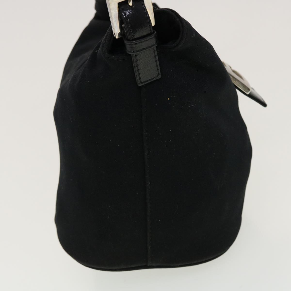 Prada Mamma Baguette Shoulder Bag Nylon Black