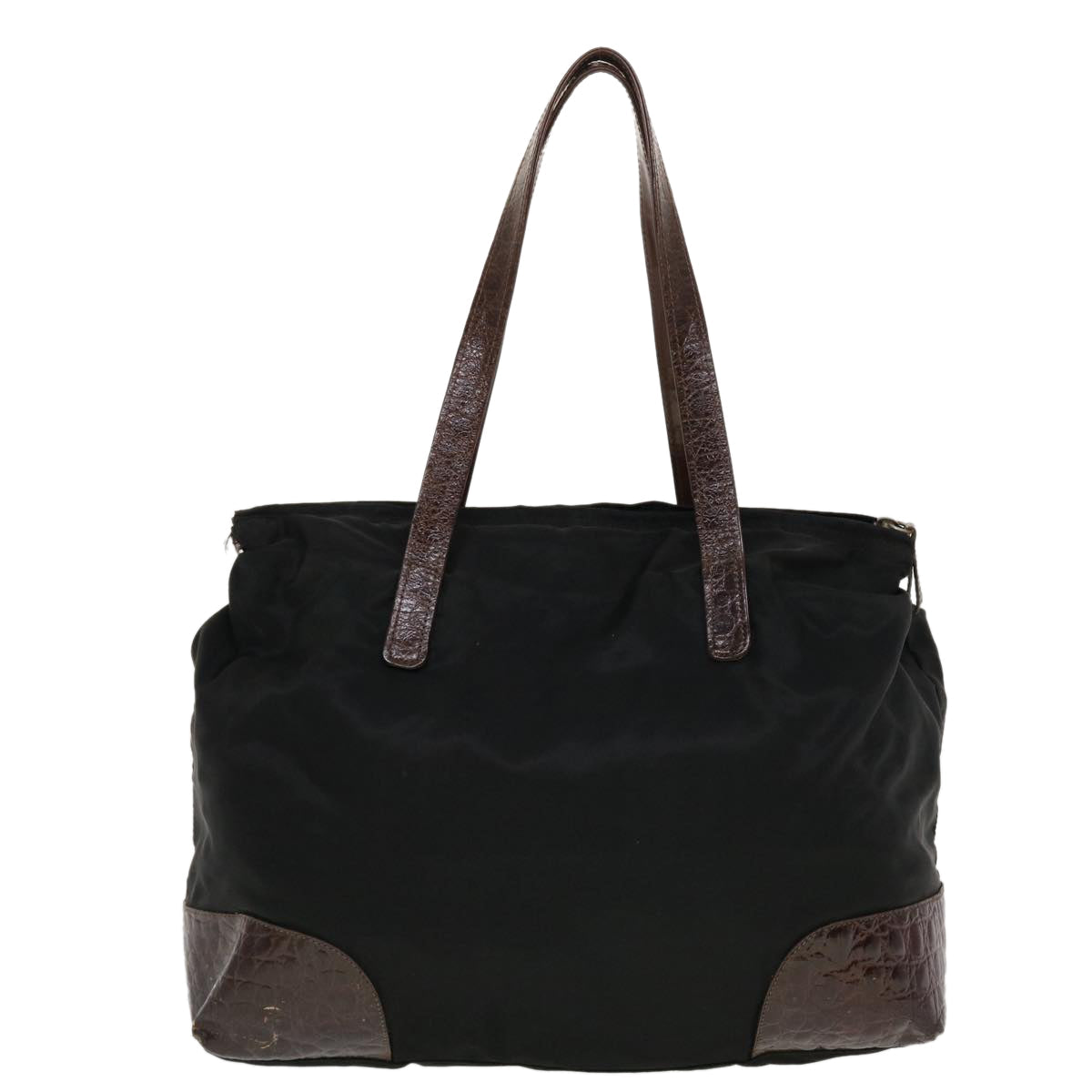 Prada Tote Bag Nylon Black Nylon Black Bs5846