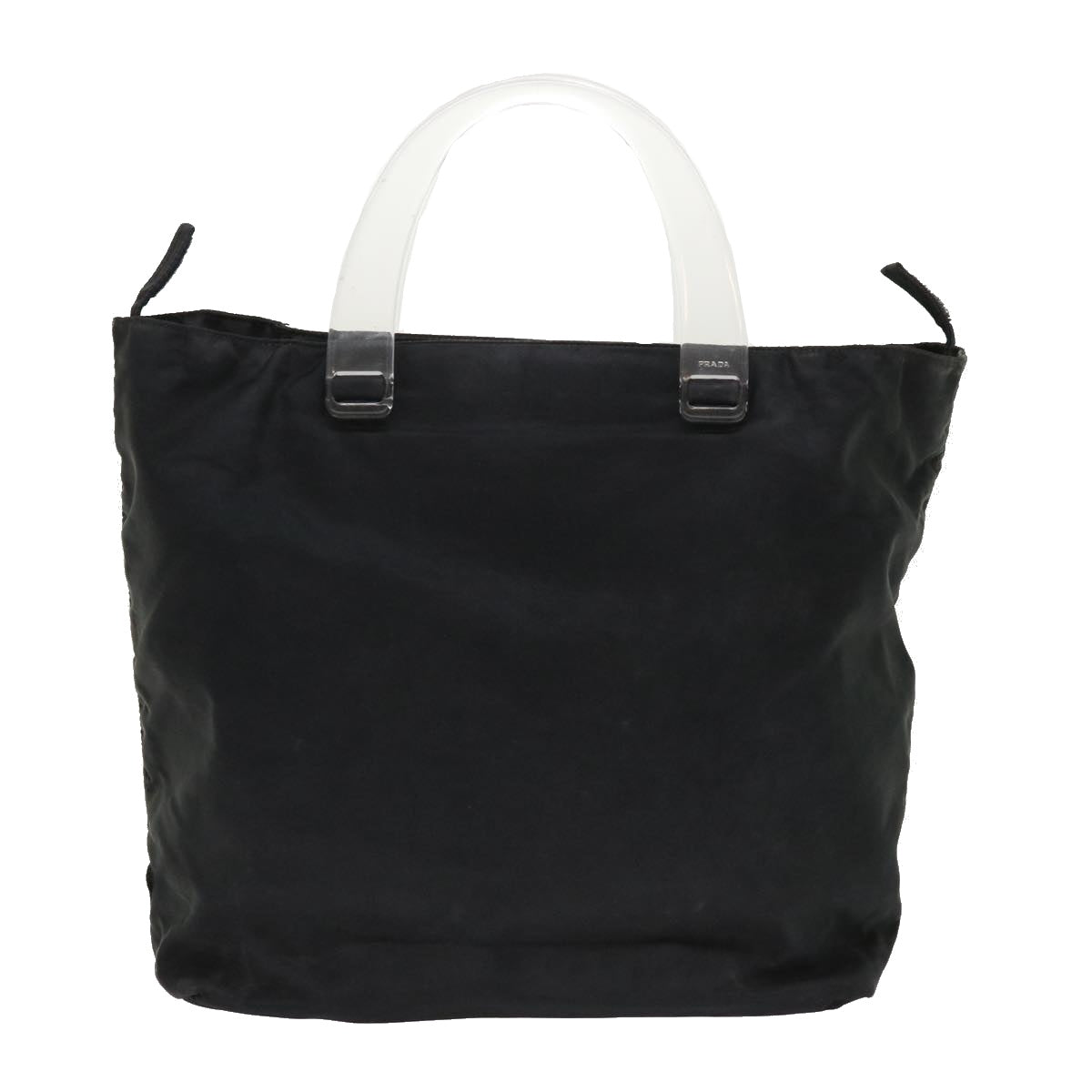 Prada Hand Bag Nylon Black Travel Bag Nylon Black Bs6401