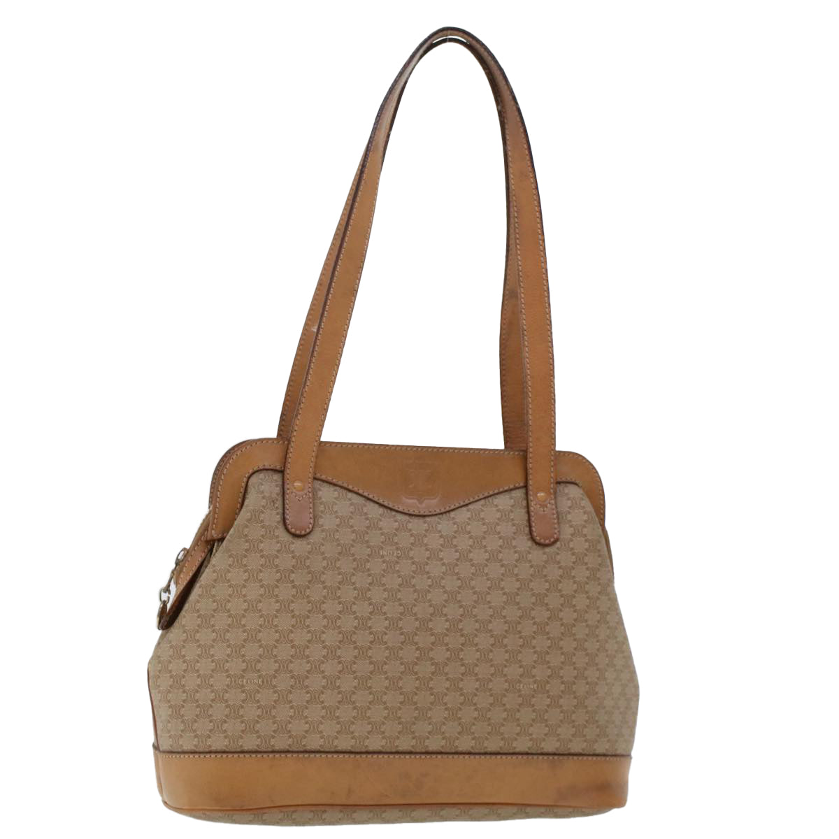 Luxury Macadam Pouch Shoulder Bag Set Canvas Beige