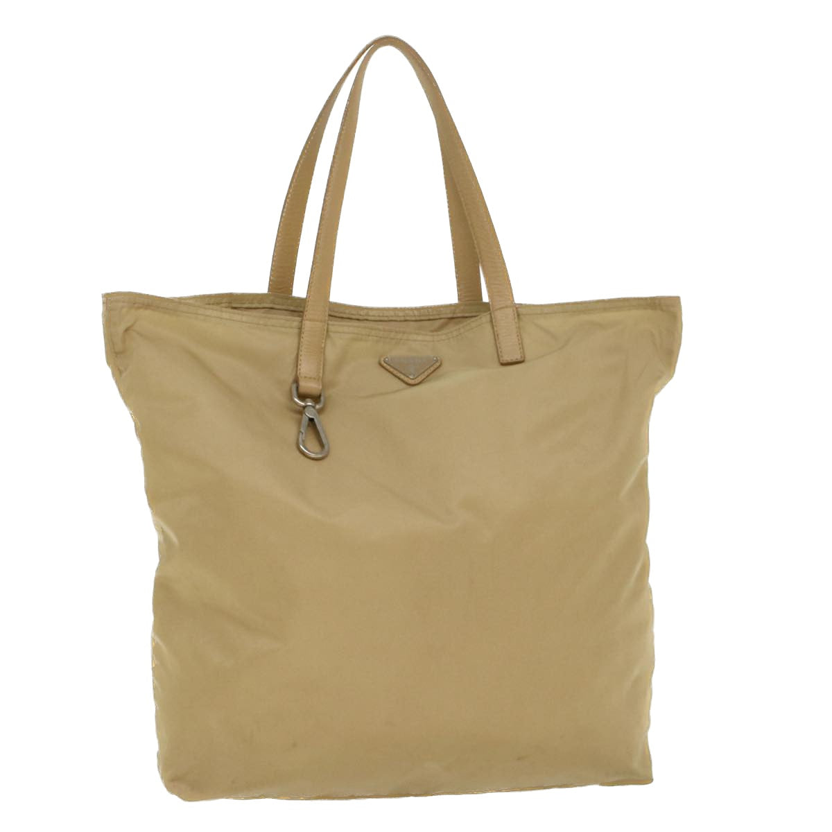 Prada Tote Bag Nylon Beige Nylon Beige Bs6674
