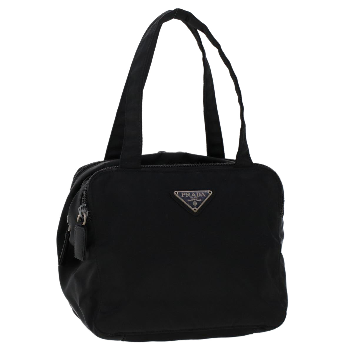 Prada Hand Bag Nylon Black Travel Bag Nylon Black Bs6796