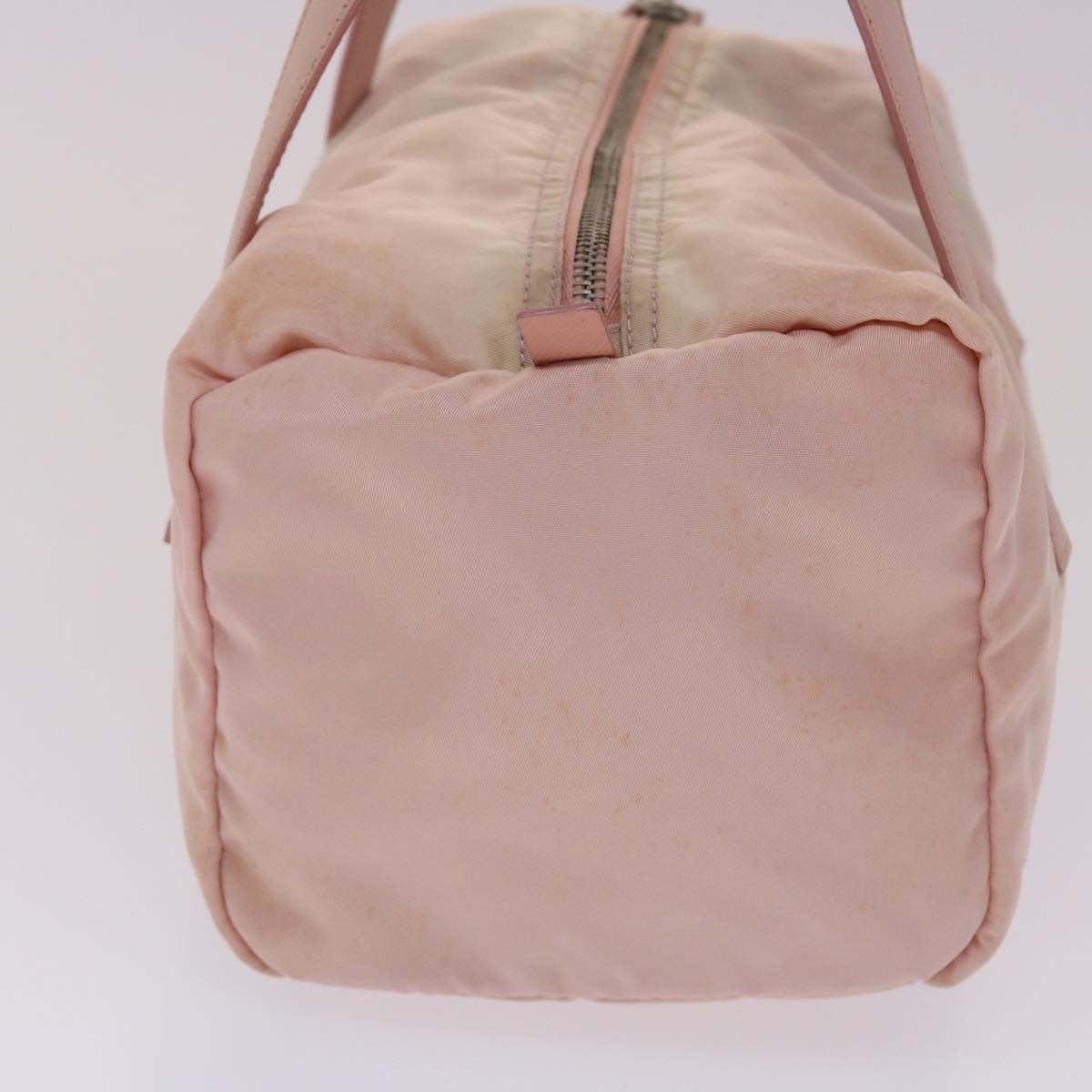 Prada Hand Bag Nylon Pink Travel Bag Nylon Pink Bs6844