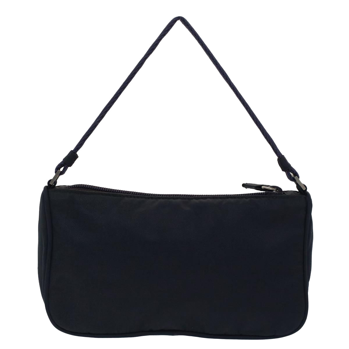 Prada Accessory Pouch Auth Luxury Handbag Nylon Purple Clutch Bag