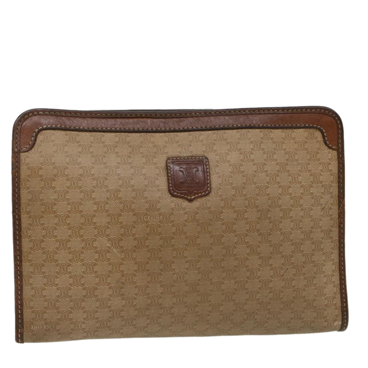 Luxury Macadam Clutch Bag Leather Canvas