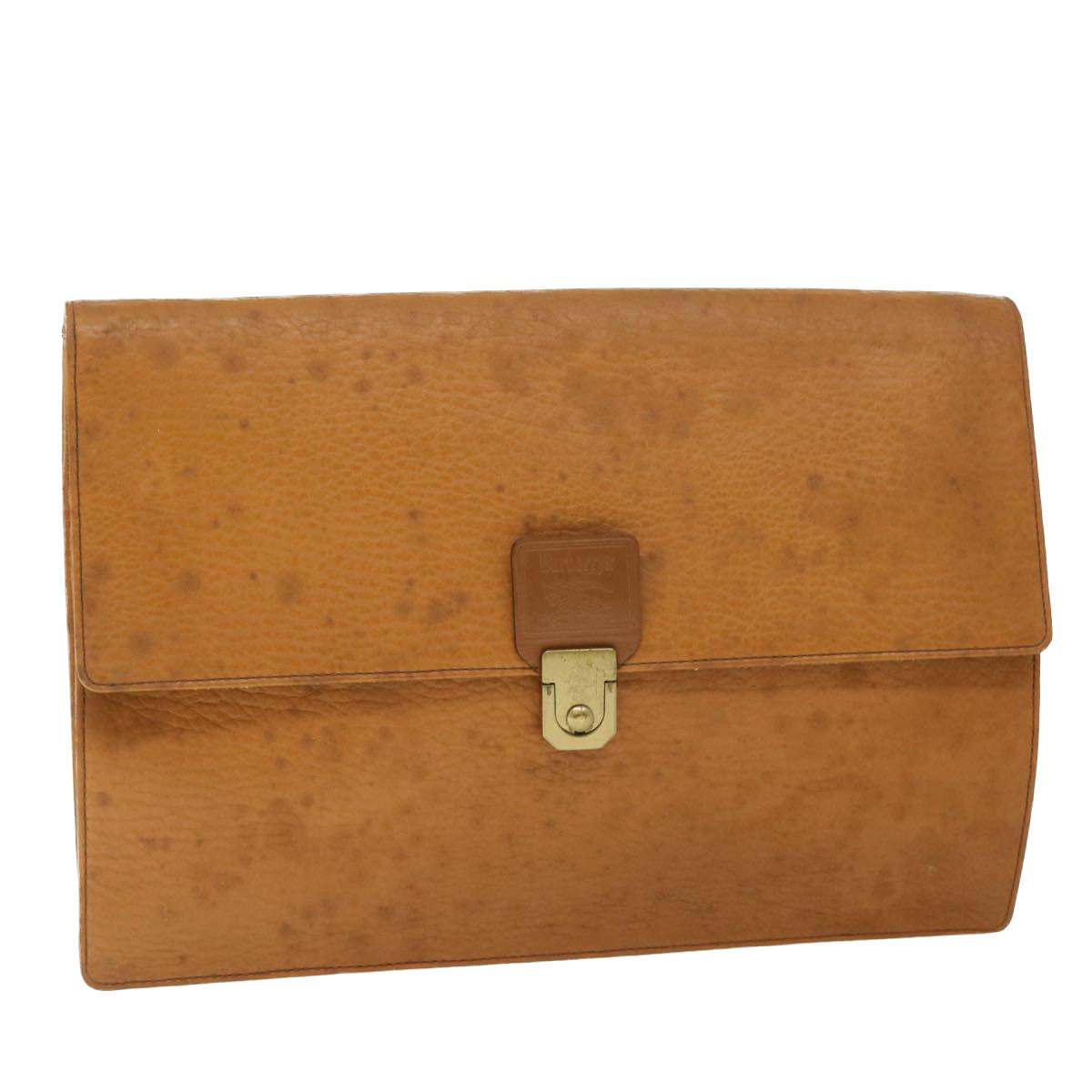 Burberry Luxury ss Briefcase Auth Bs7549 Handbag Leather Brown Travel Bag