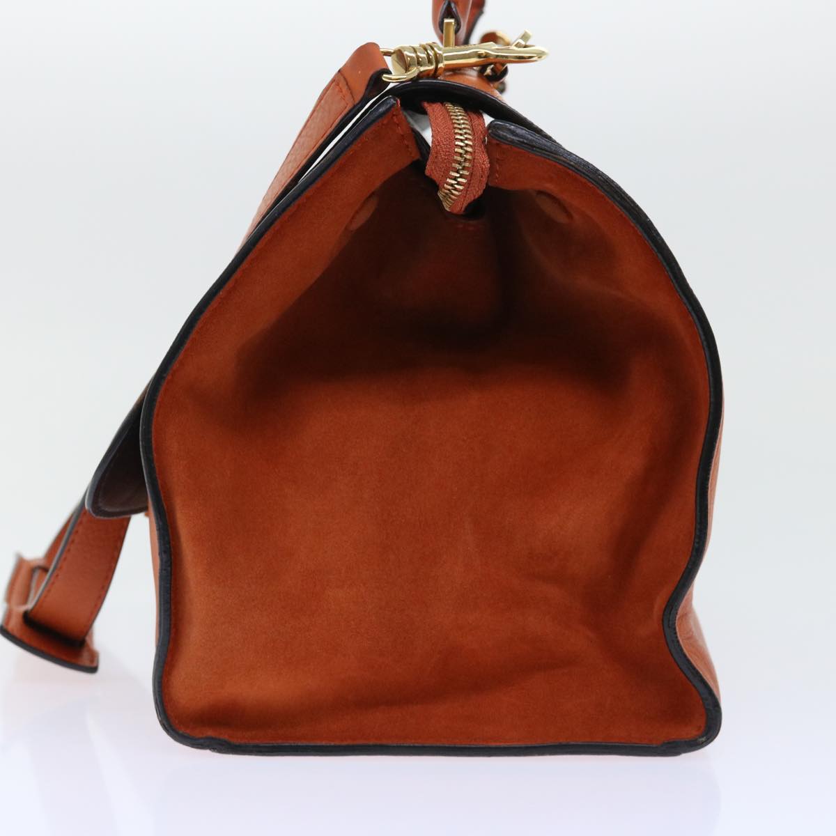 Luxury Shoulder Bag Way Orange Leather