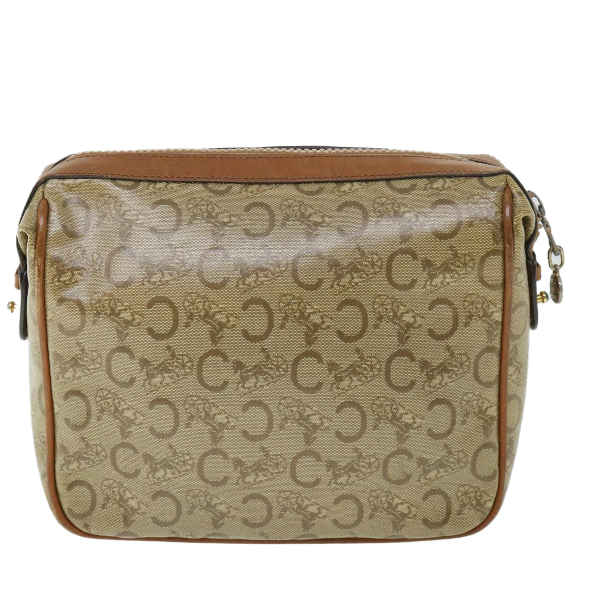 Luxury C Macadam Clutch Bag Coated Canvas Beige
