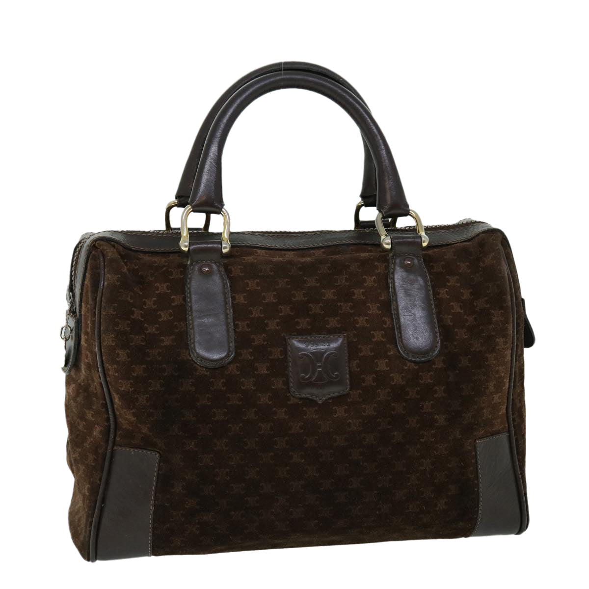 Luxury Macadam Boston Bag Leather Canvas Travel Bag