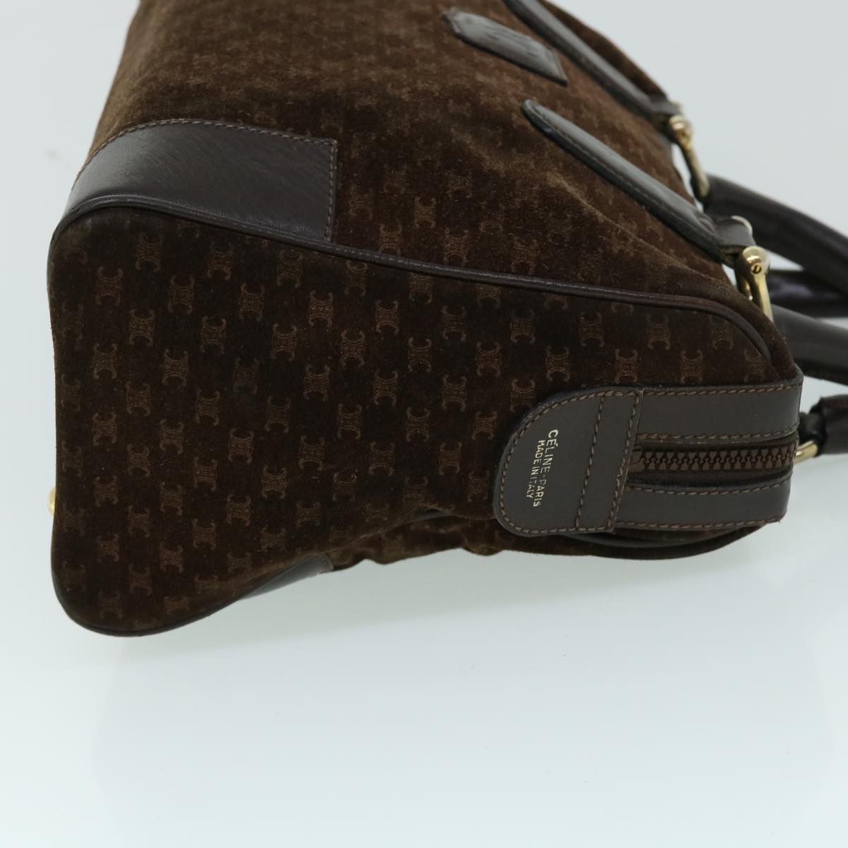 Luxury Macadam Boston Bag Leather Canvas Travel Bag