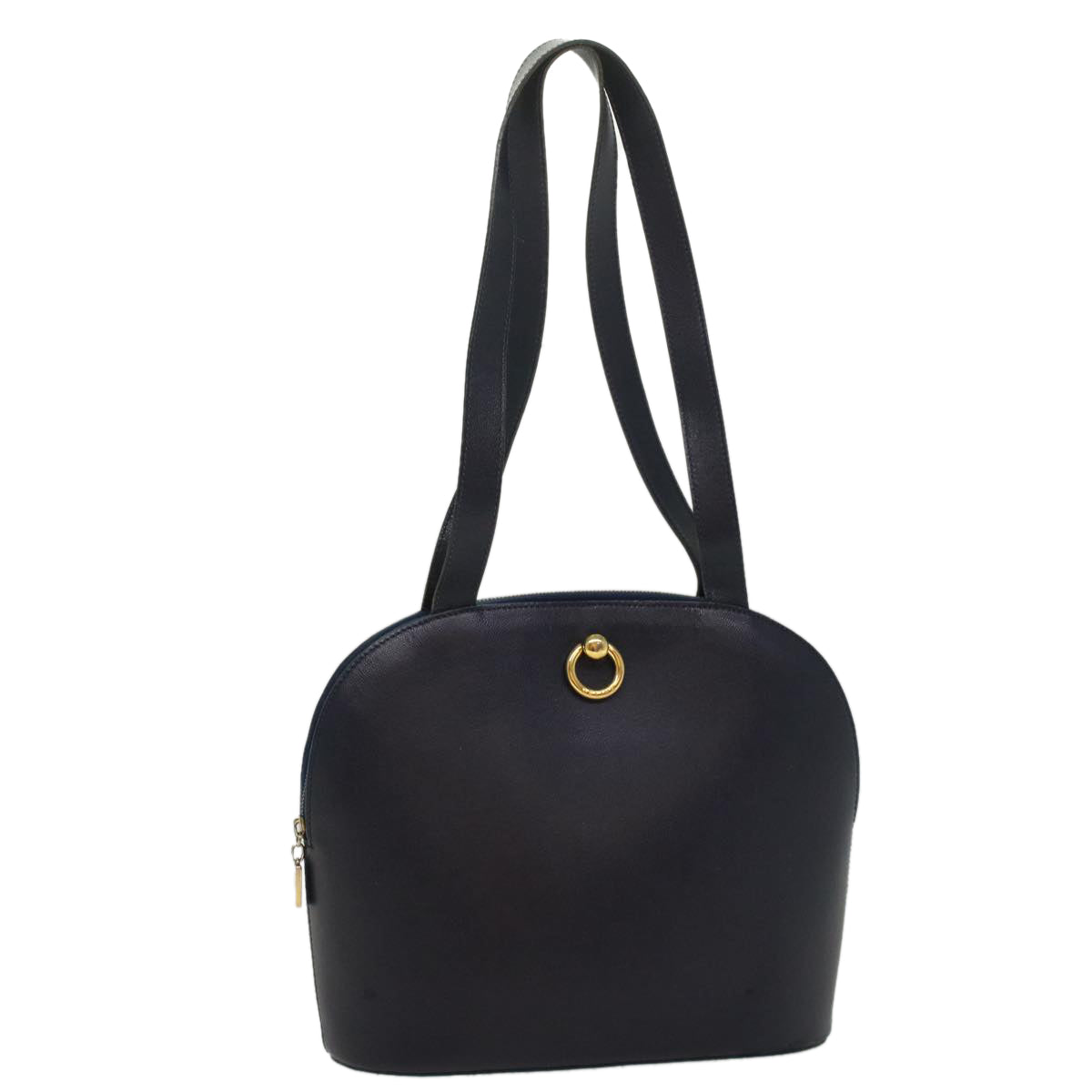 Luxury Shoulder Bag Navy Leather