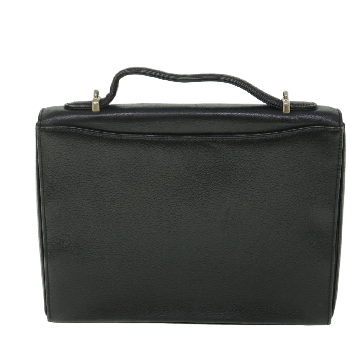 Burberry Luxury ss Hand Bag 2Way Auth Bs8729 Leather Black Travel Bag