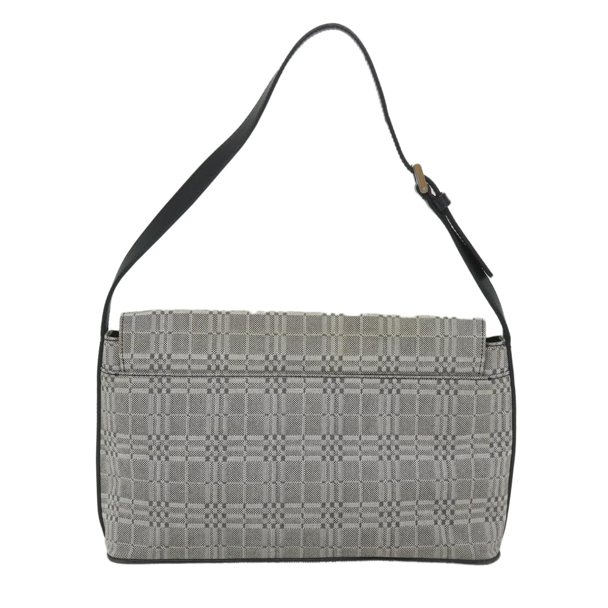 Burberry Luxury Shoulder Bag Auth Bs9261 Canvas Gray