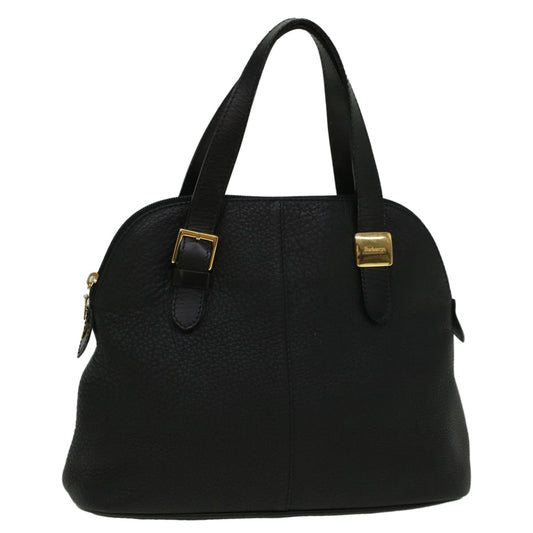 Burberry Luxury ss Hand Bag Auth Bs9530 Leather Black Travel Bag