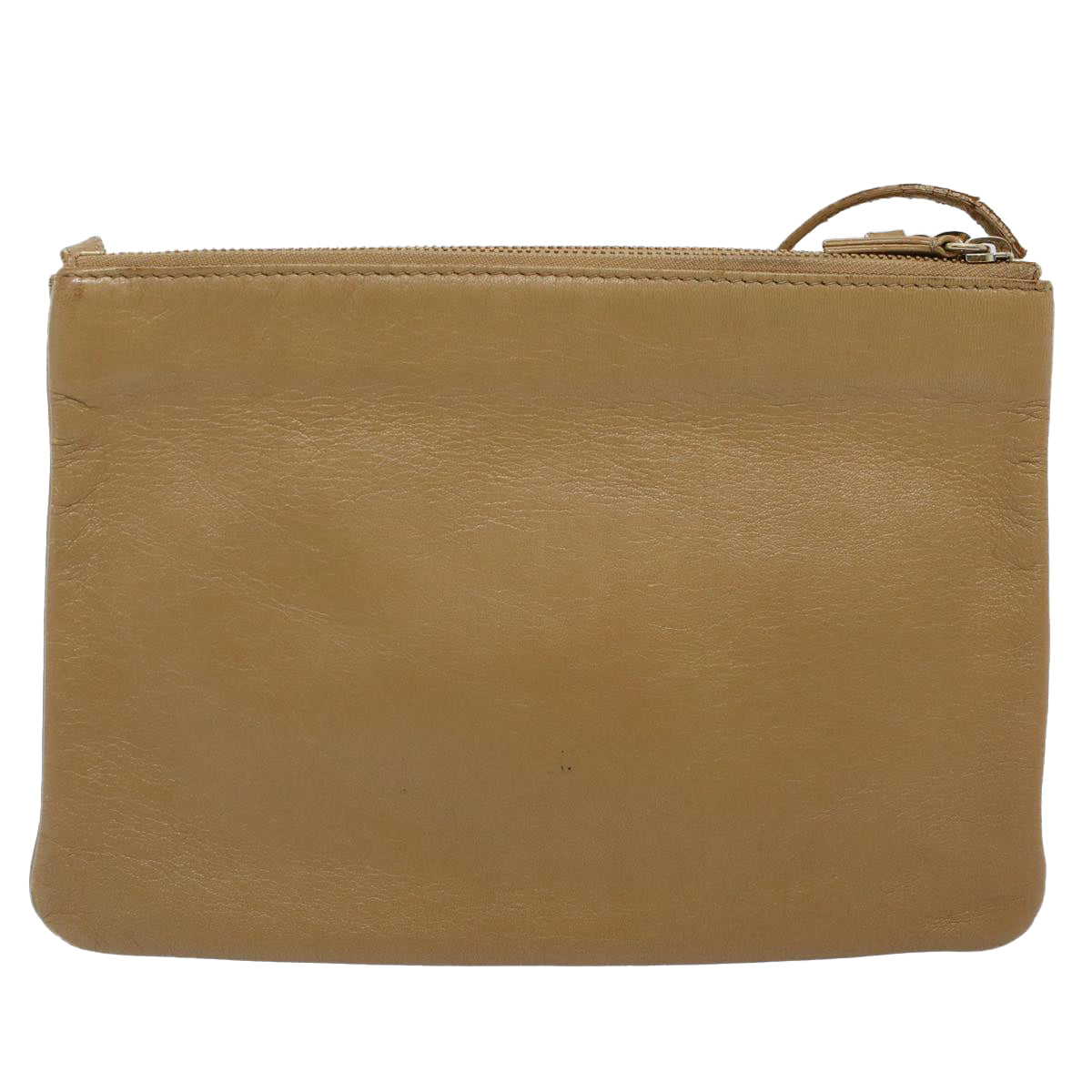 Luxury Trio Pm Shoulder Bag Leather Beige