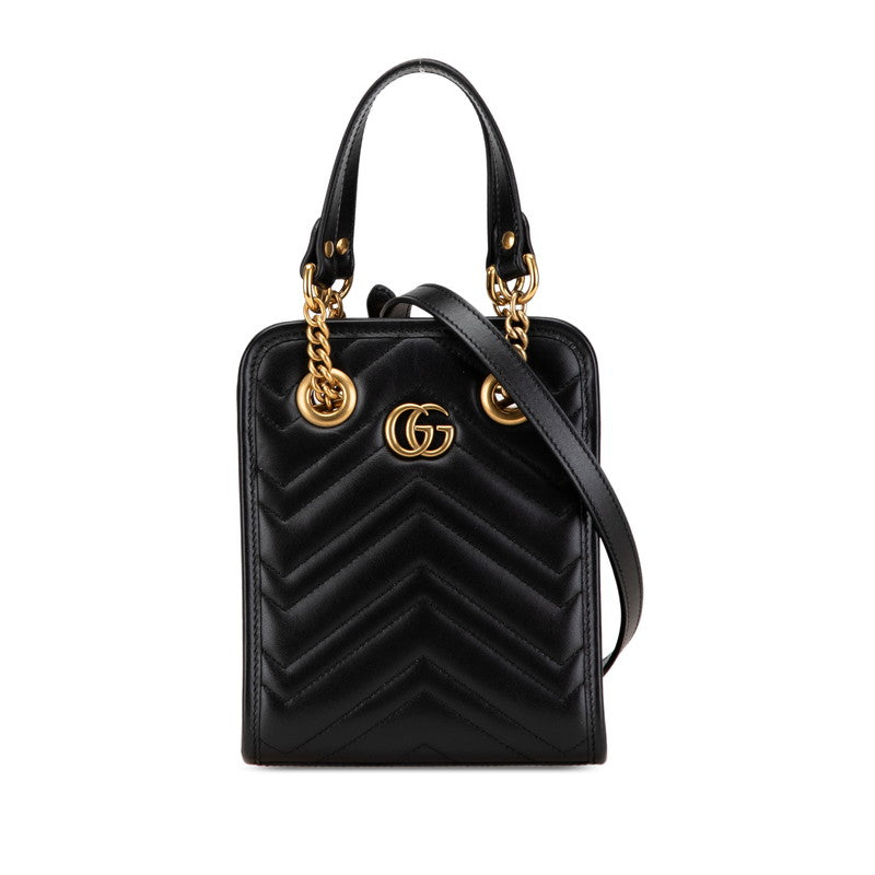 Gucci Marmont 2Way Bag Leather Travel Bag