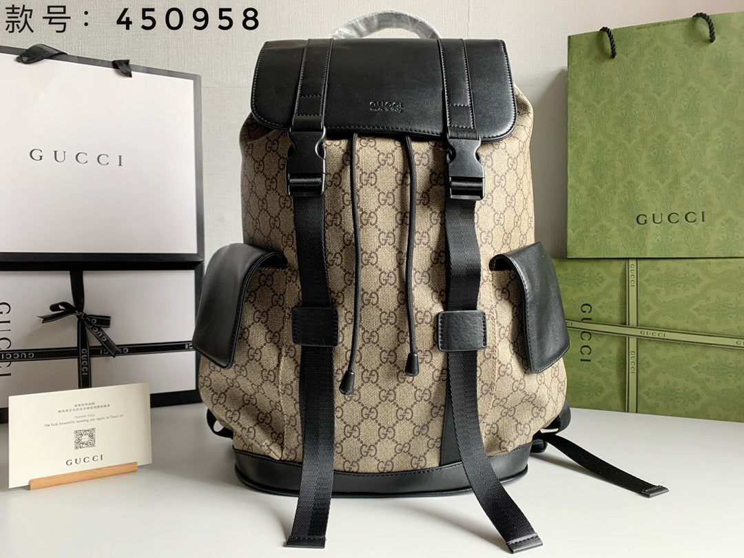 gg Supreme Backpack Men 16.5in Cream