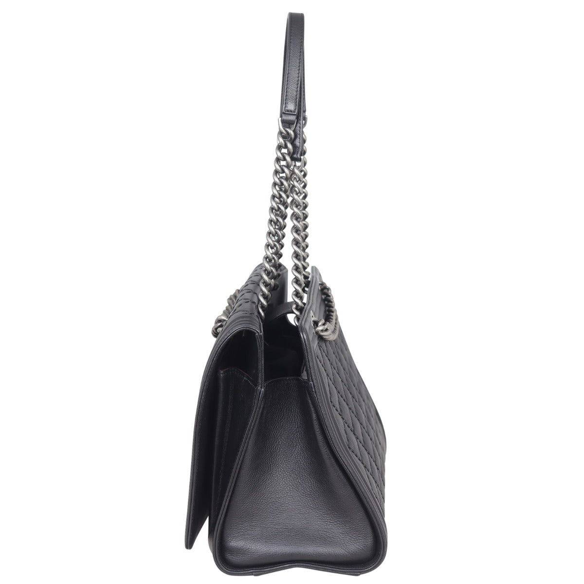 Chanel Boy Double Stitch Shopping Tote Large Tote Bag Tote 140921