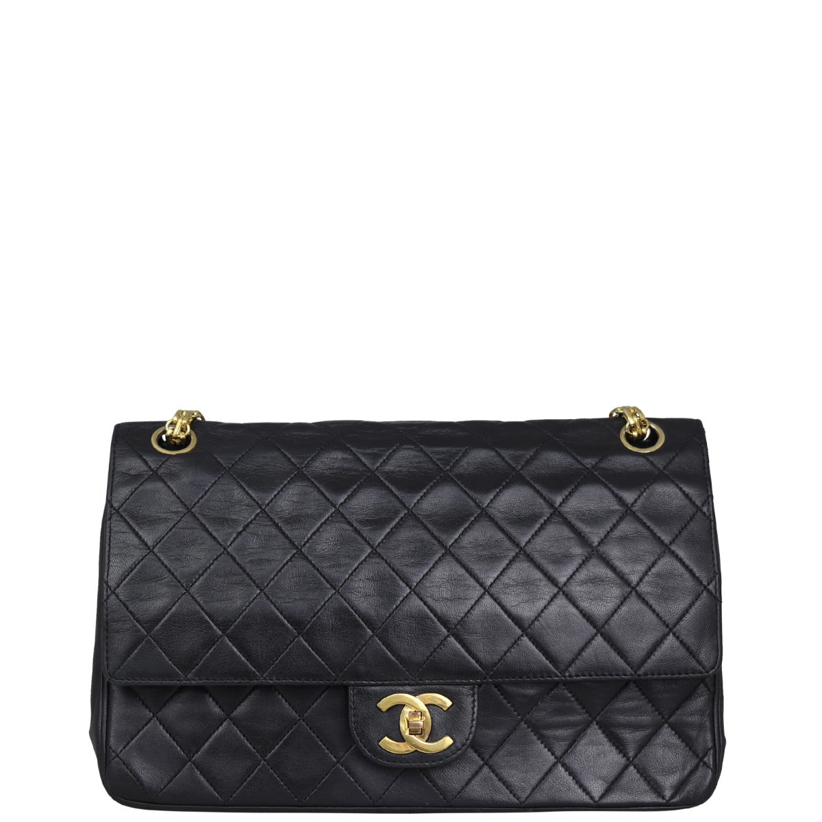 Chanel Classic Double Straps Handbag Medium Chain