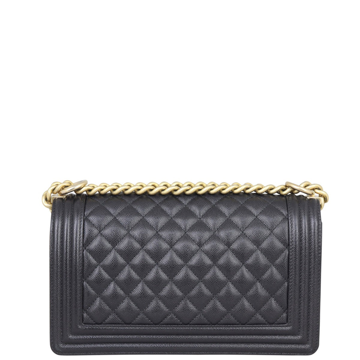 Chanel Boy Old 27 Series Handbag Black Medium